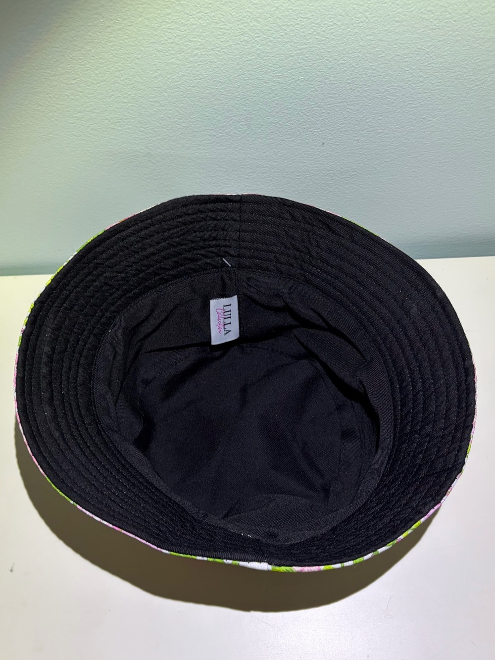 NWT Floral Pink & Green Ladies Bucket Hat from Lulla Collection - Picture 5 of 6